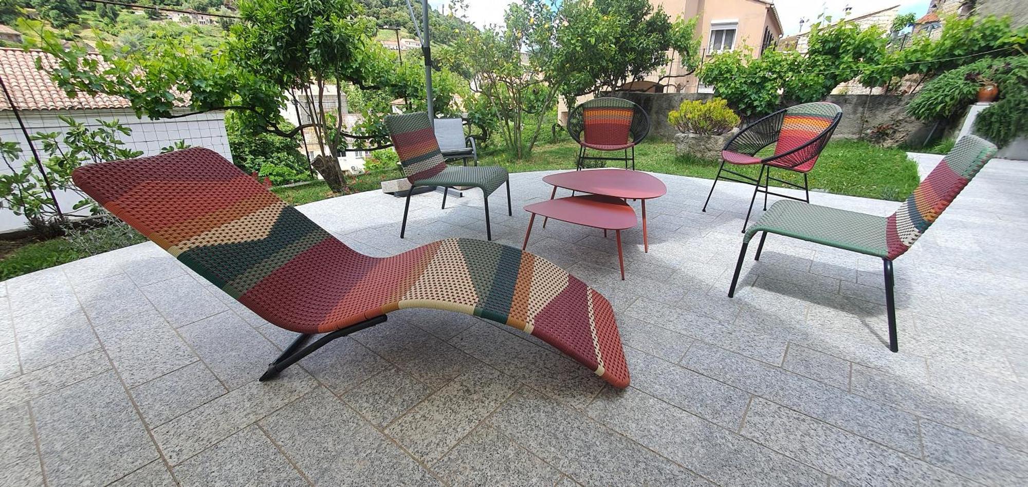 Charmant Appartement En Rez De Jardin Sartène Esterno foto